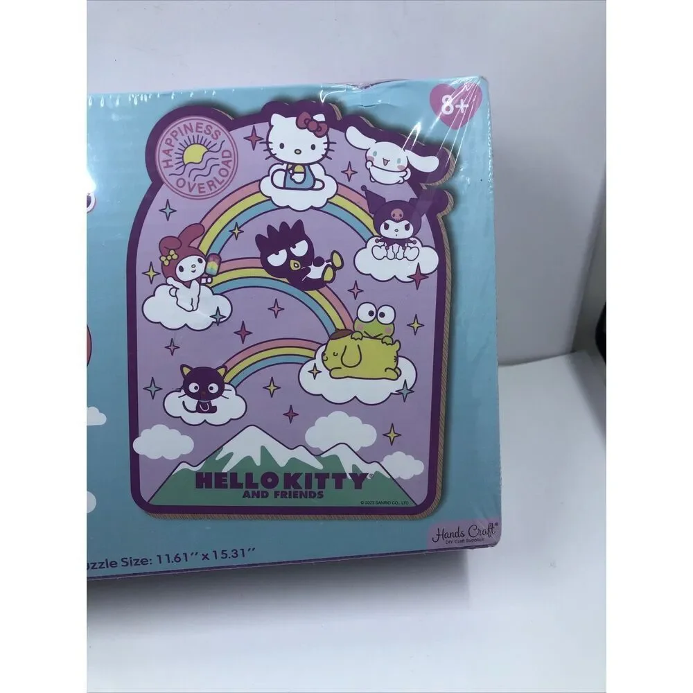 Hello Kitty and Friends Sanrio Wooden Jigsaw Puzzle 99 pcs.  Sealed